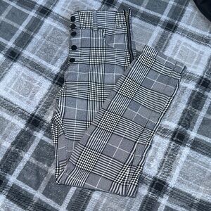 Chic Plaid Women's Skinny Pants